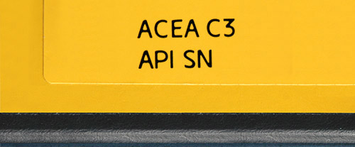 маркировка масла ACEA и API
